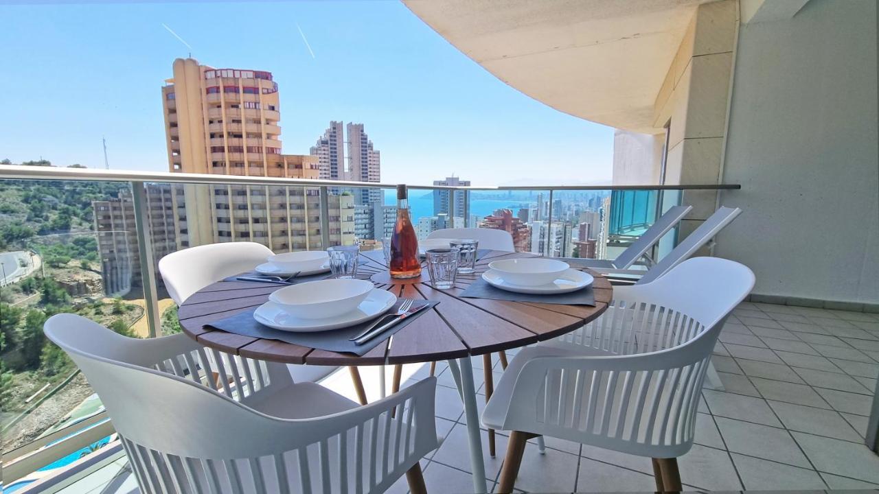 Skyline 9 Apartamento De 2 Dormitorios Soleado Con Terraza Privada Benidorm Exteriér fotografie